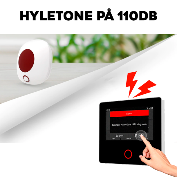 Sirene til stikkontakt 110dB