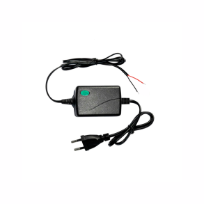 Strmforsyning 12V 1A sort uden DC stik