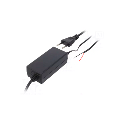 Str�mforsyning 12V 2A sort uden dc stik