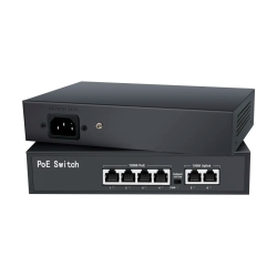 Switch 4x10/100Mbps (POE+) + 2x10/100Mbps