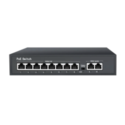Harddiskoptager 16ch NVR m/2stk. 8ch PoE Switch