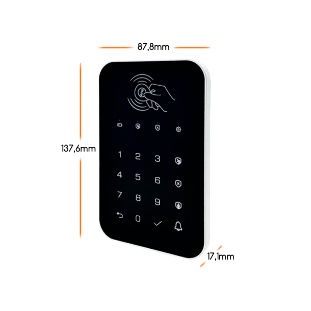 Tastatur sort - Batteridrevet