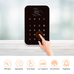 Tastatur sort - Batteridrevet