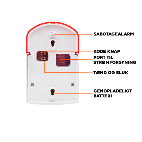 Sirene udend�rs 120dB