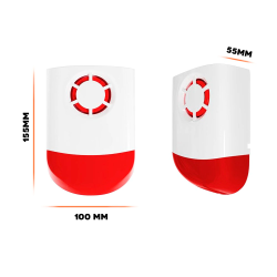 Sirene udendrs 120dB