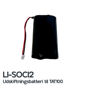Erstatningsbatteri til TAT100 - LI-SOCI2 7.2V 2200MAH