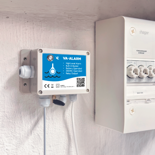 Vandalarm / VA-Alarm m/batteri