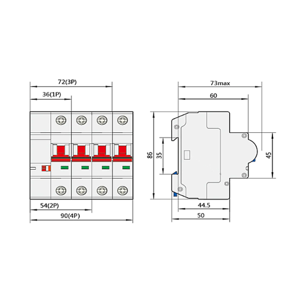 WiFi Automatsikring 1P+N 16A