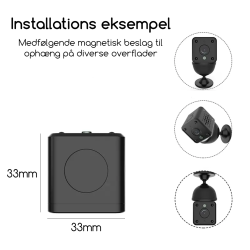 WiFi mini indendrs 2MP overvgningskamera