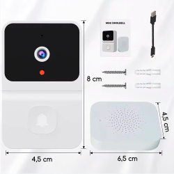 Mini WiFi Drklokke m/kamera 1MP DEMO