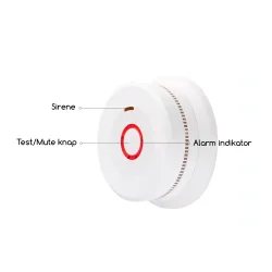 WiFi rgalarm m/ 10 rs batteri