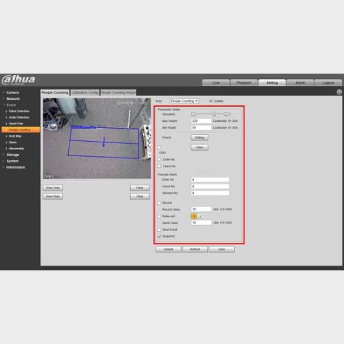 Dahua PTZ kamera m/persont�ller 4MP DEMO