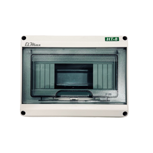 Elboks 8 modul med DIN skinne IP65