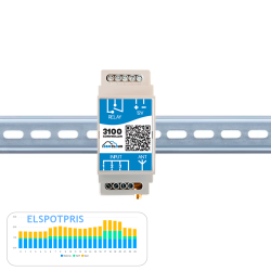 GSM Elspotprisstyring 1-kanal (DIN)