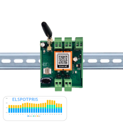 GSM elspotprismodul 2-kanals (DIN)