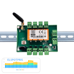 GSM elspotprismodul 4-kanals (DIN)