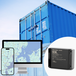 GPS Fl�destyring til container inkl. 12 mdr. abonnement