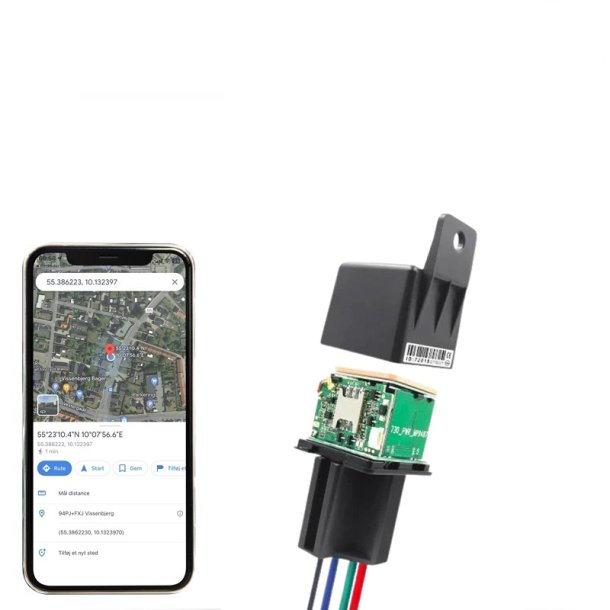 GPS Tracker indbygget i rel uden abonnement 2G