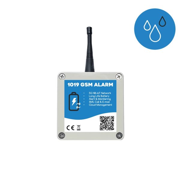 GSM Vandalarm til gulv m/10 rs batteri (5G NB-IoT)