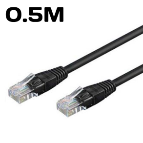 0.5m netvrkskabel PoE-Cat5e UTP