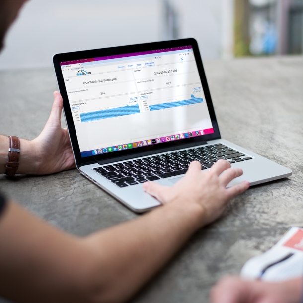 GSM temp- &amp; RH mler m/10 rs batteri (5G NB-IoT)