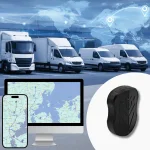 Banner for GPS-fl�destyring med lastbiler, varevogne og sporing p� kort og mobil