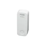 Hvid d�rtryk-sensor fra Fesh med klokkeikon