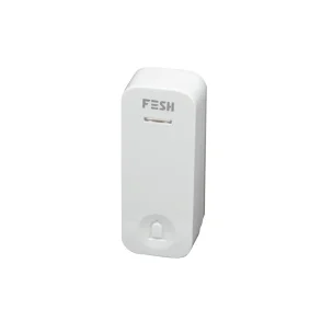 Hvid d�rtryk-sensor fra Fesh med klokkeikon