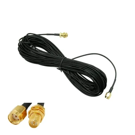 SMA-forl�ngerkabel p� 10 meter med han- og hunstik