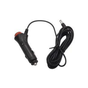 12V/24V cigarett�nderstik med 3 meter kabel til DC-stik
