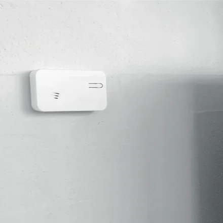 Kulilte-alarm monteret p� v�g