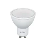 FESH GU10 LED-spotp�re med hvid finish