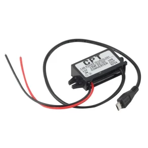 12V DC-DC converter med micro USB udgang