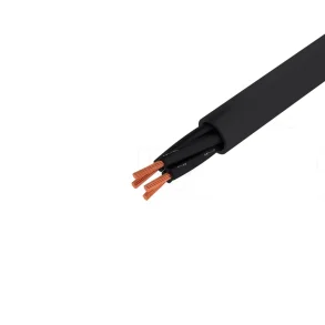 Sort signalkabel med flere ledere