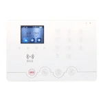 Alarmpanel med touchsk�rm, taltastatur og RFID-afl�ser
