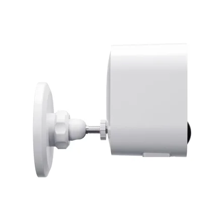 4G udend�rs kamera med batteri, set fra siden med v�gbeslag