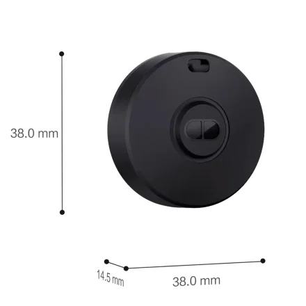 Bluetooth-afstandsm�ler med m�l p� 38 x 38 x 14,5 mm