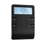 Sort Ava Pro alarmkeypad med touch-knapper og display