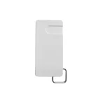 Hvid smart tag med metalring til n�gler eller taske