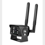 Udend�rs 4G-kamera med to antenner og infrar�de lys p� monteringsbeslag