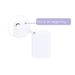 Bluetooth iBeacon mini med hul til n�glering i hj�rnet