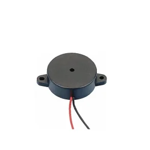 Piezo-buzzer med to ledninger til montering