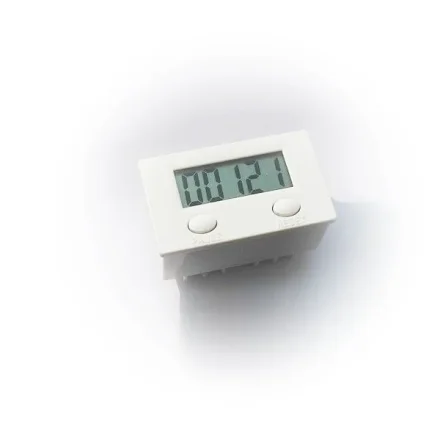 Digital LCD-t�ller med t�lledisplay og pause- og reset-knap