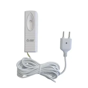 Tr�dl�s vandalarm fra EBS p� 433MHz med sensor og str�mstik