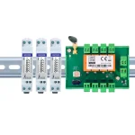 Energioptimering med GSM-modul og tre energim�lere p� DIN-skinne