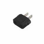 Rejseadapter EU til US stik, sort