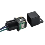 GPS-tracker rel� skilt ad med printplade og kabinet synligt
