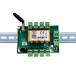 GSM-controller til DIN-skinne med antenne