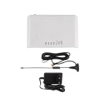 GSM fastlinje modem med antenne og str�mforsyning