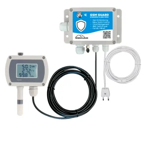 GSM Guard GT1000PRO alarmenhed med sensor til temperatur, fugt og tryk